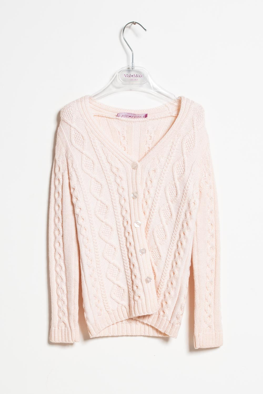 ValMax cable knit cardigan