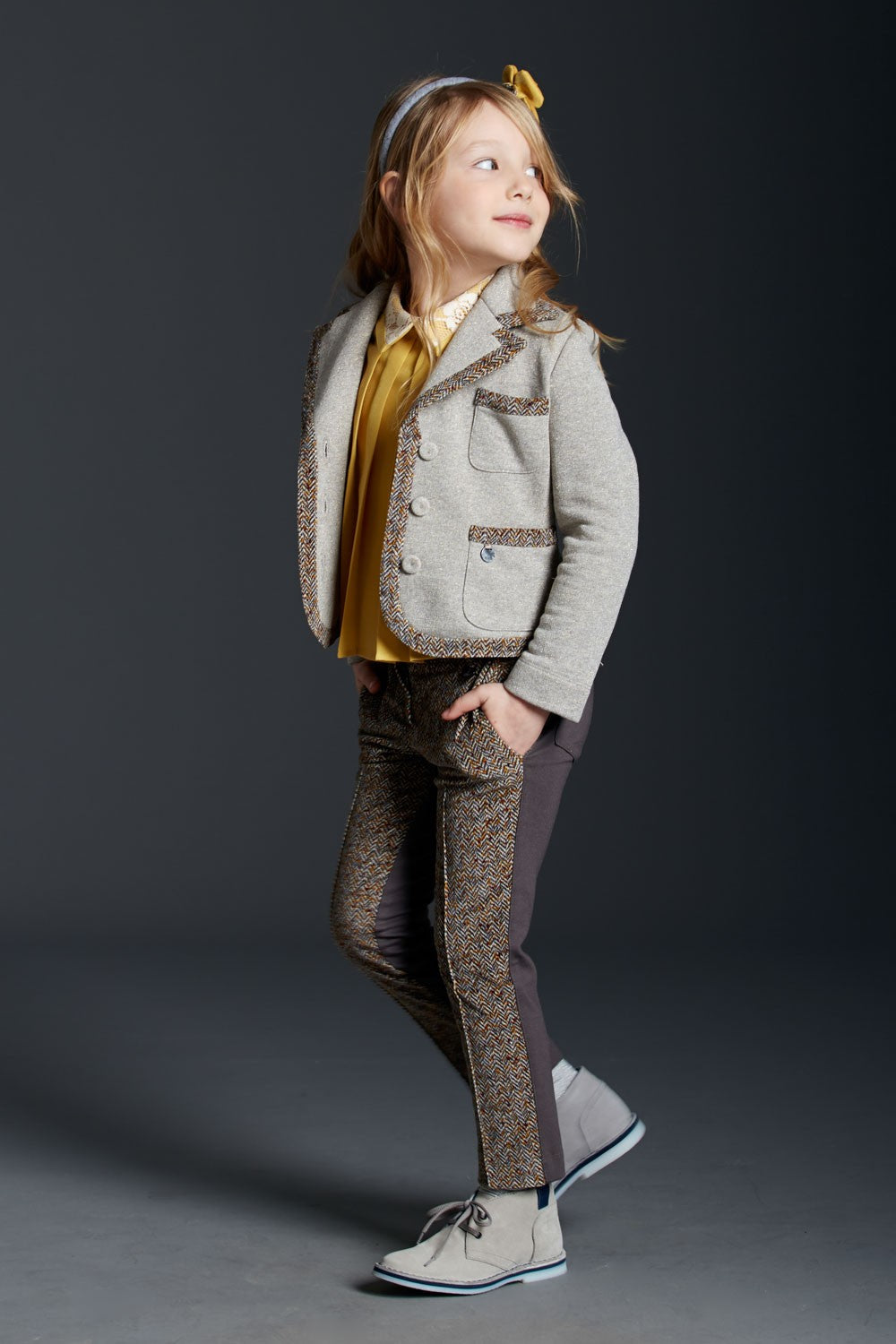 ValMax tweed and cotton trousers