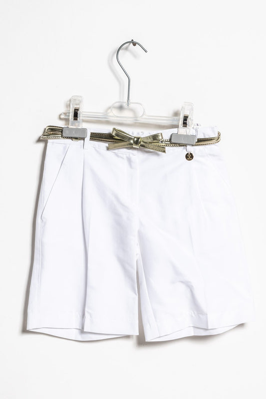 ValMax shorts with belt and bow