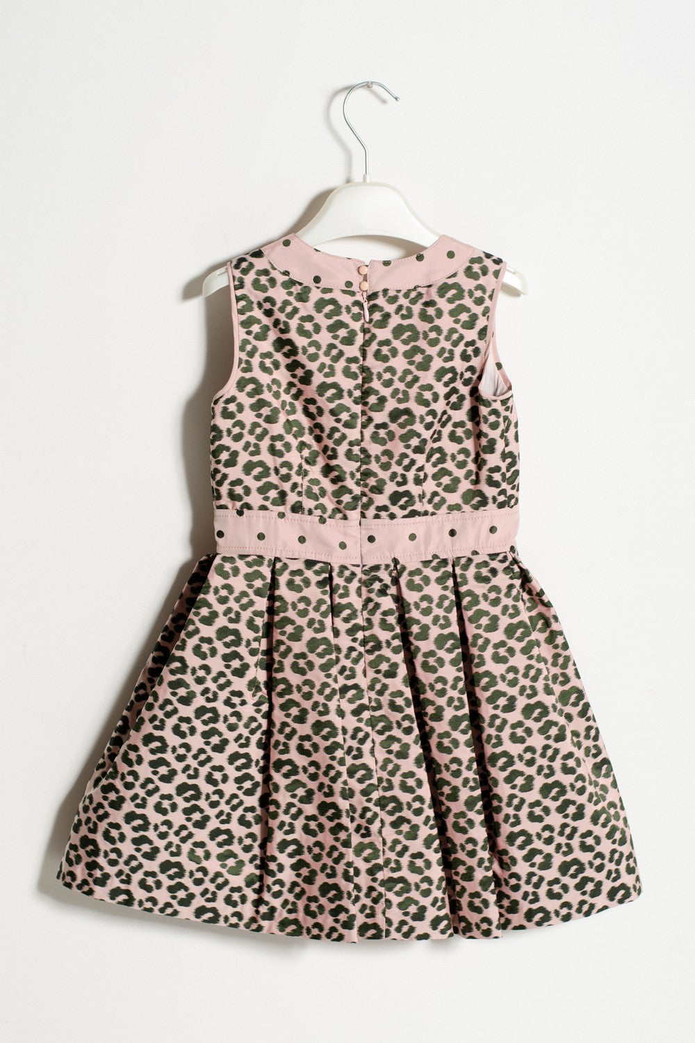Abito ValMax leopardato a pieghe