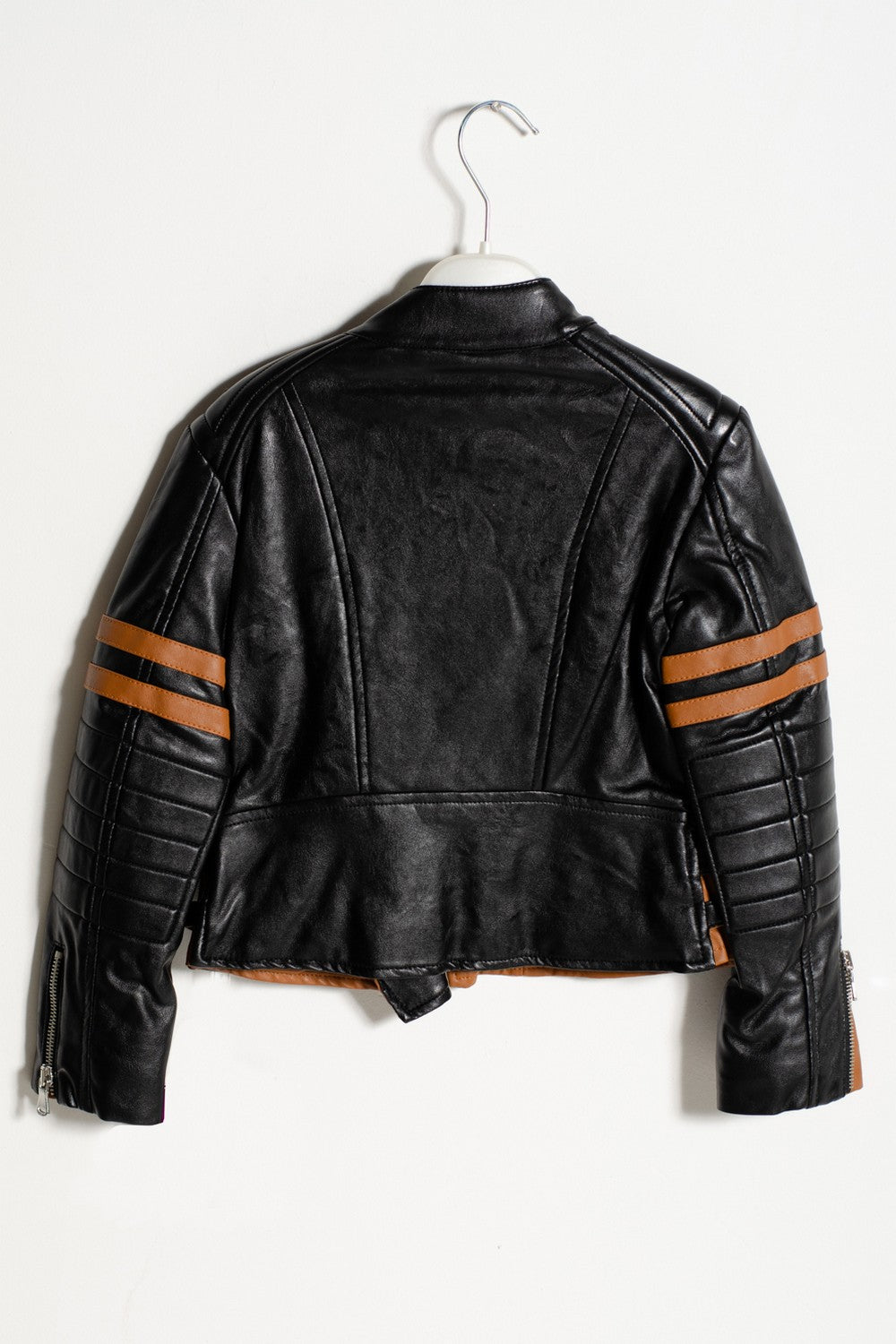 ValMax faux leather jacket with straps