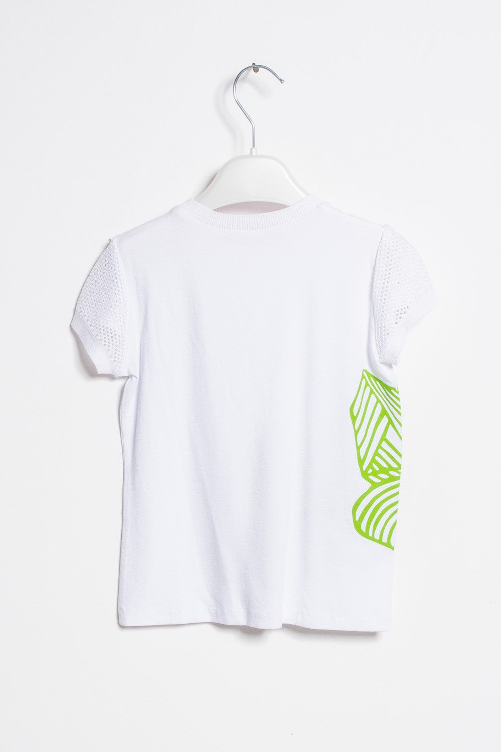 T-shirt ValMax con stampa floreale e perline