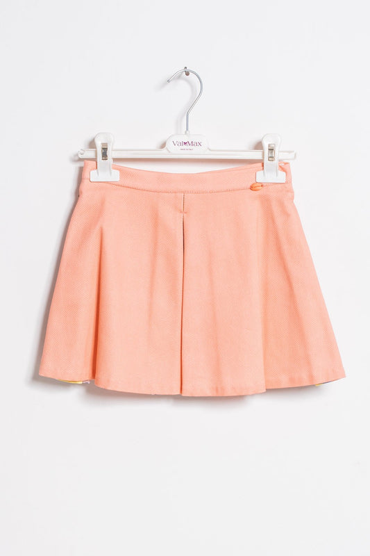 ValMax pleated miniskirt with side pattern