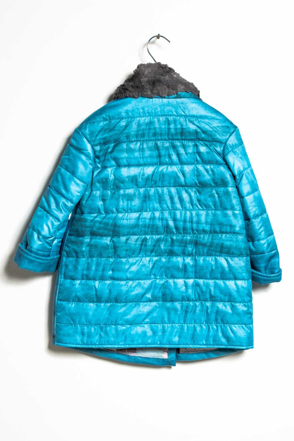 ValMax padded jacket with faux fur collar