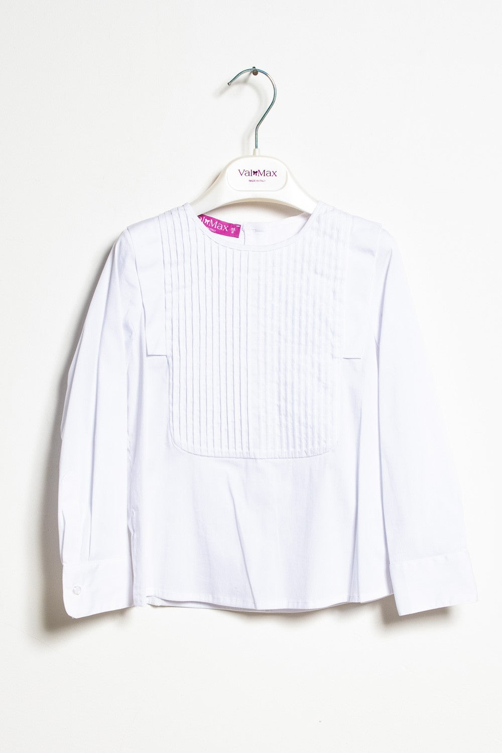 ValMax shirt with pleated front detail
