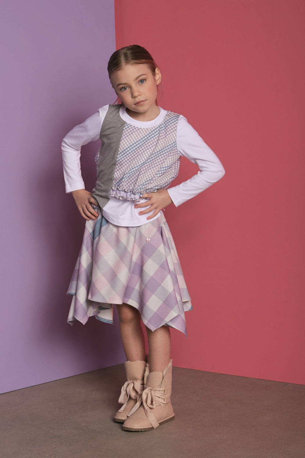 ValMax short skirt with ruffles