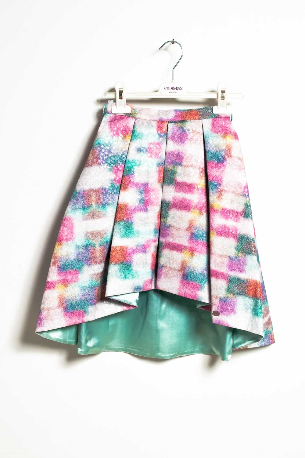 ValMax skirt in multicolored satin