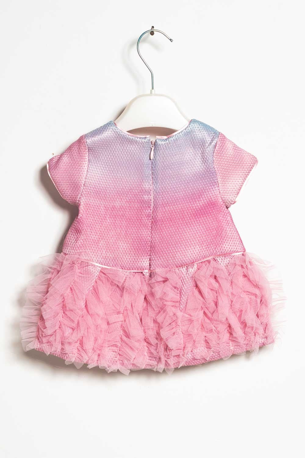 Abito ValMax a maniche corte con tulle
