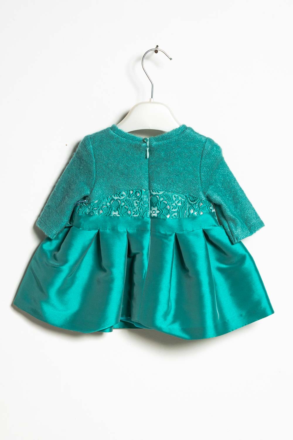 ValMax dress in knit and satin