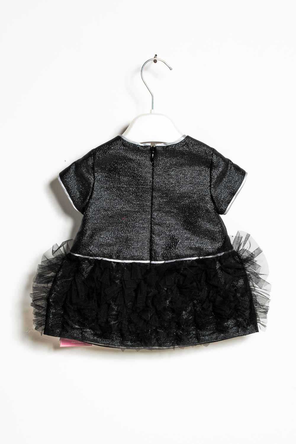 ValMax mikado lurex dress with tulle skirt