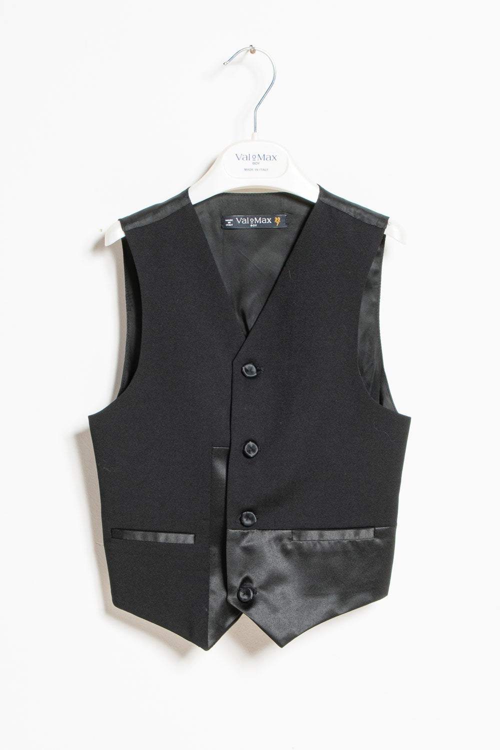 ValMax children's vest with satin inserts