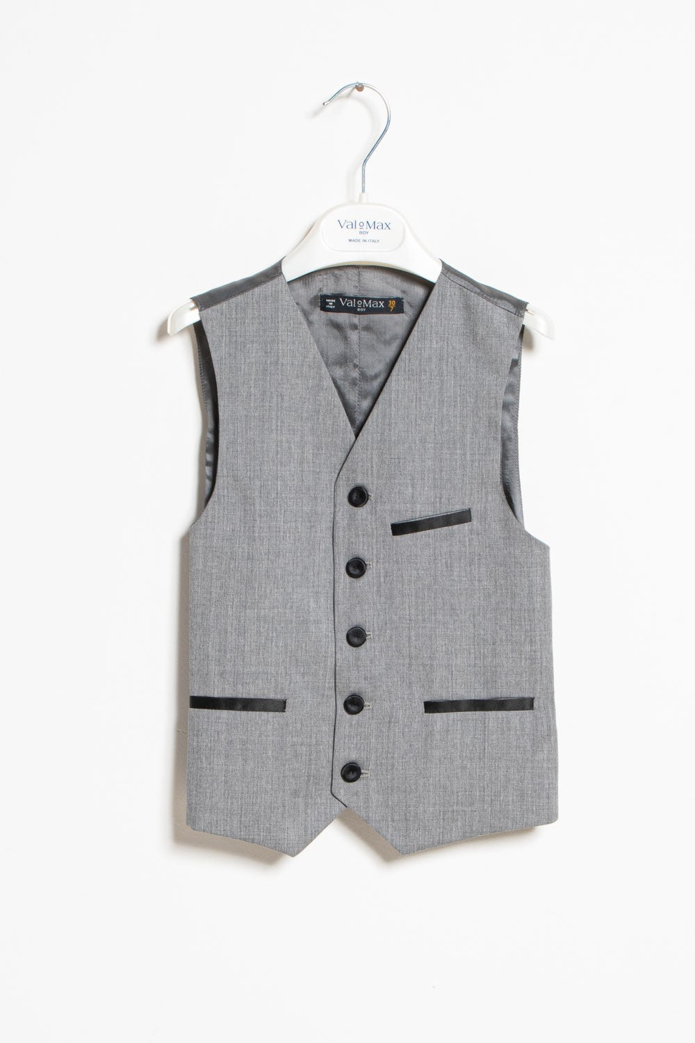 Children's ValMax vest with contrasting details