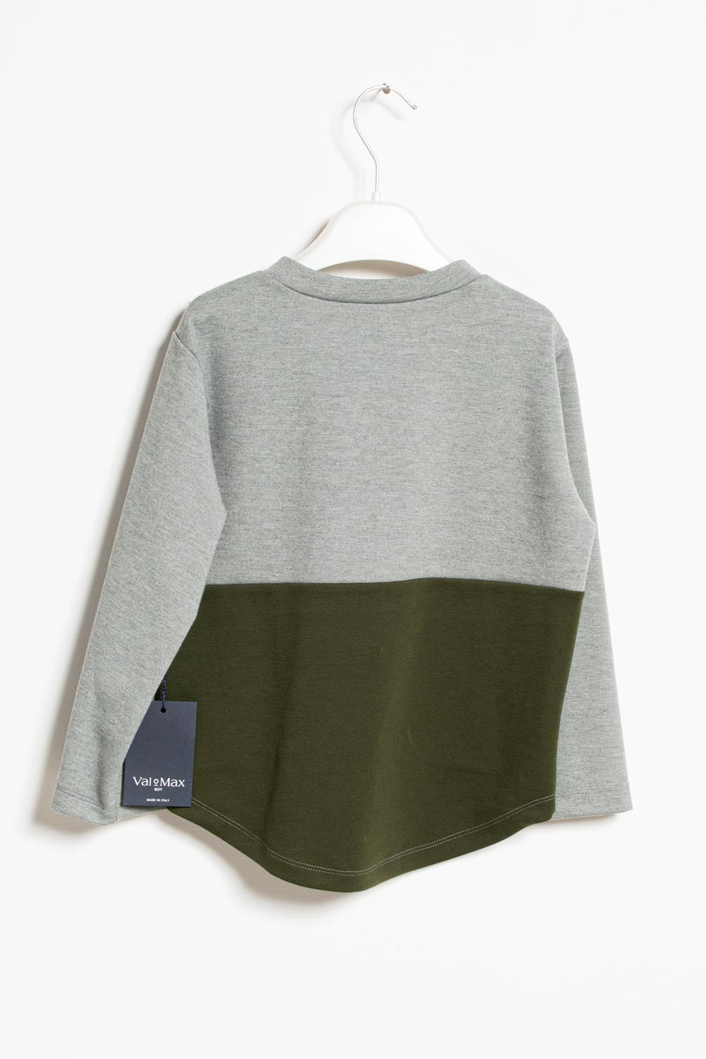 Two-tone ValMax sweatshirt in jersey