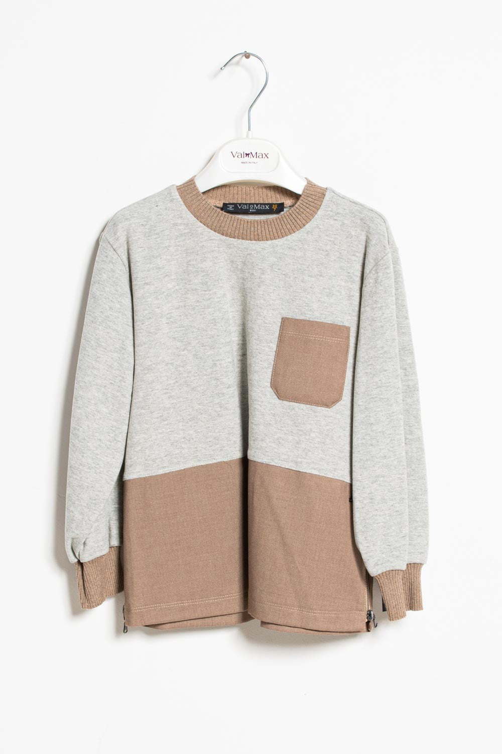 ValMax jersey sweatshirt with pocket