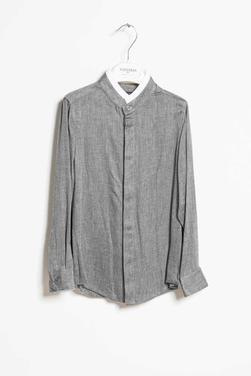 ValMax shirt with mandarin collar