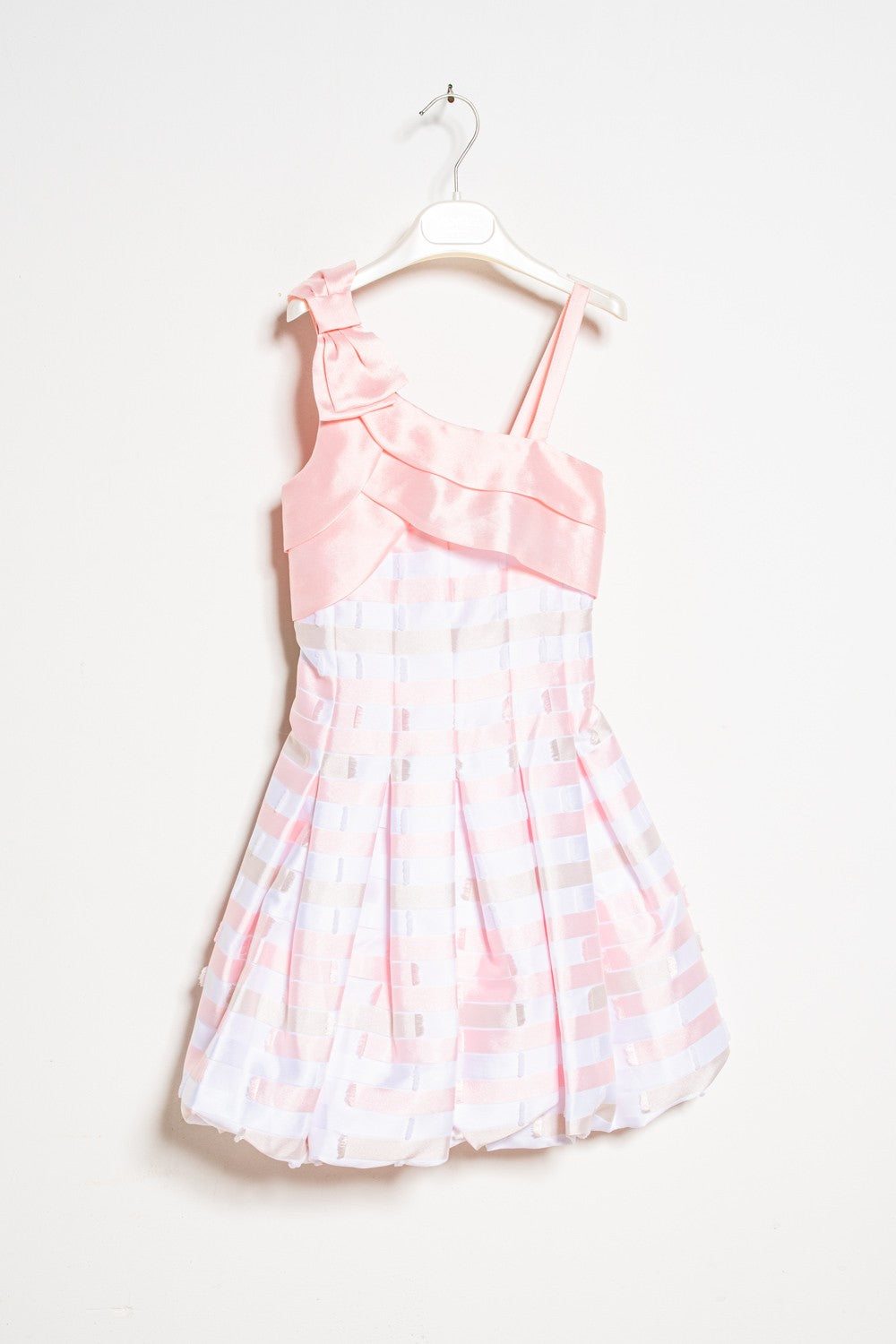 ValMax balloon striped dress