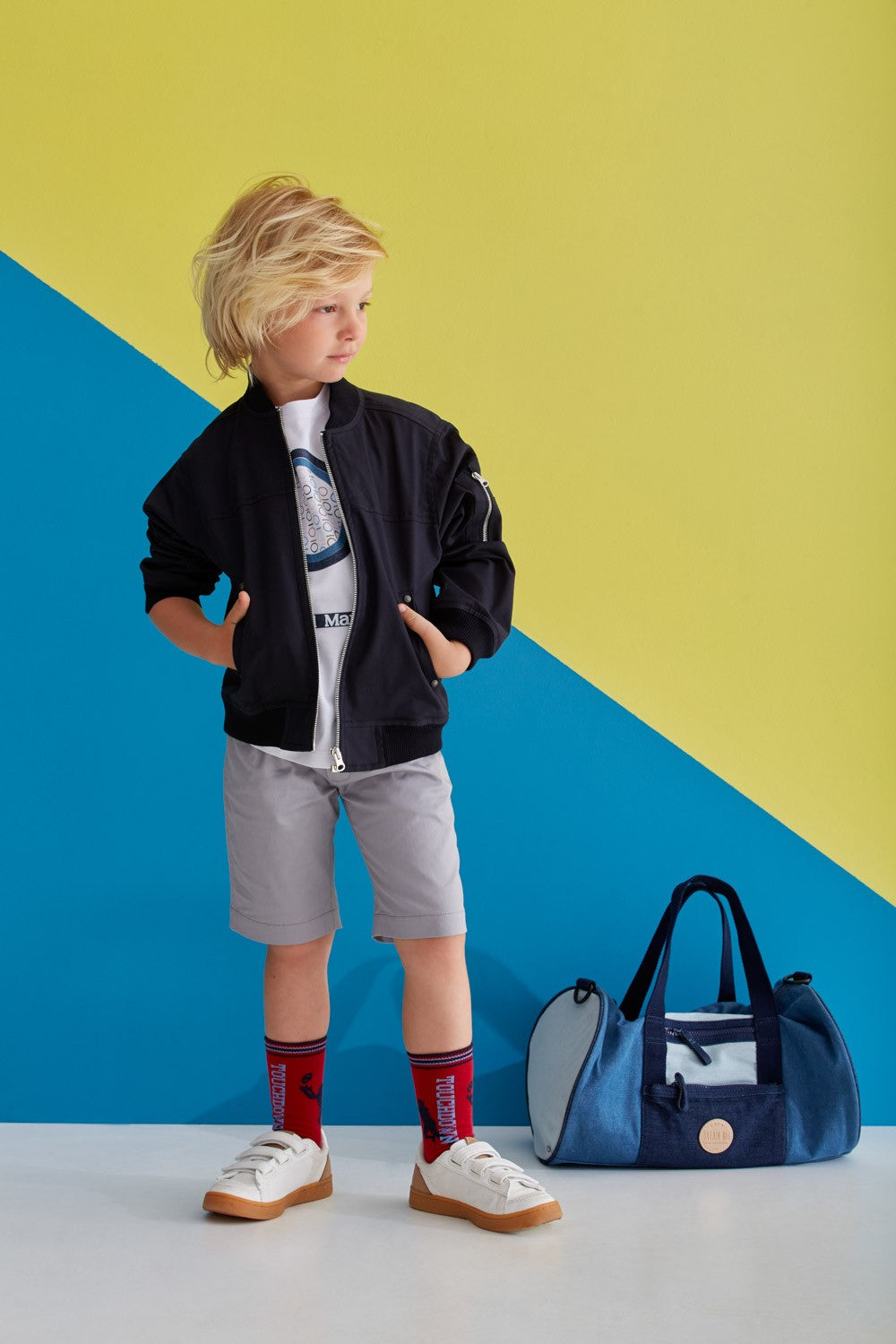 Giubbotto ValMax da bambino in gabardina