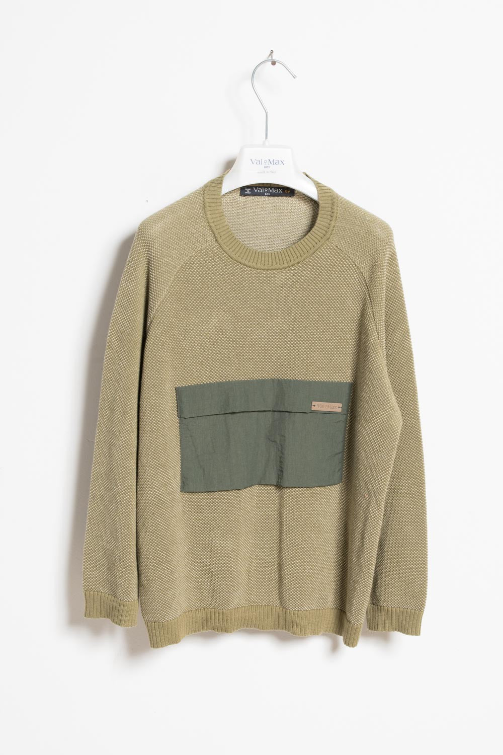 Maglione ValMax con tascone frontale