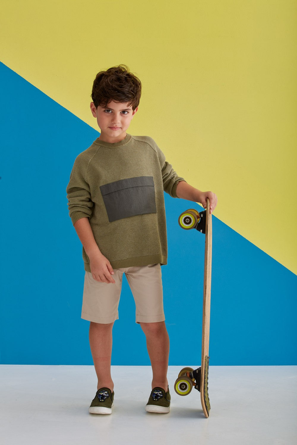 Maglione ValMax con tascone frontale