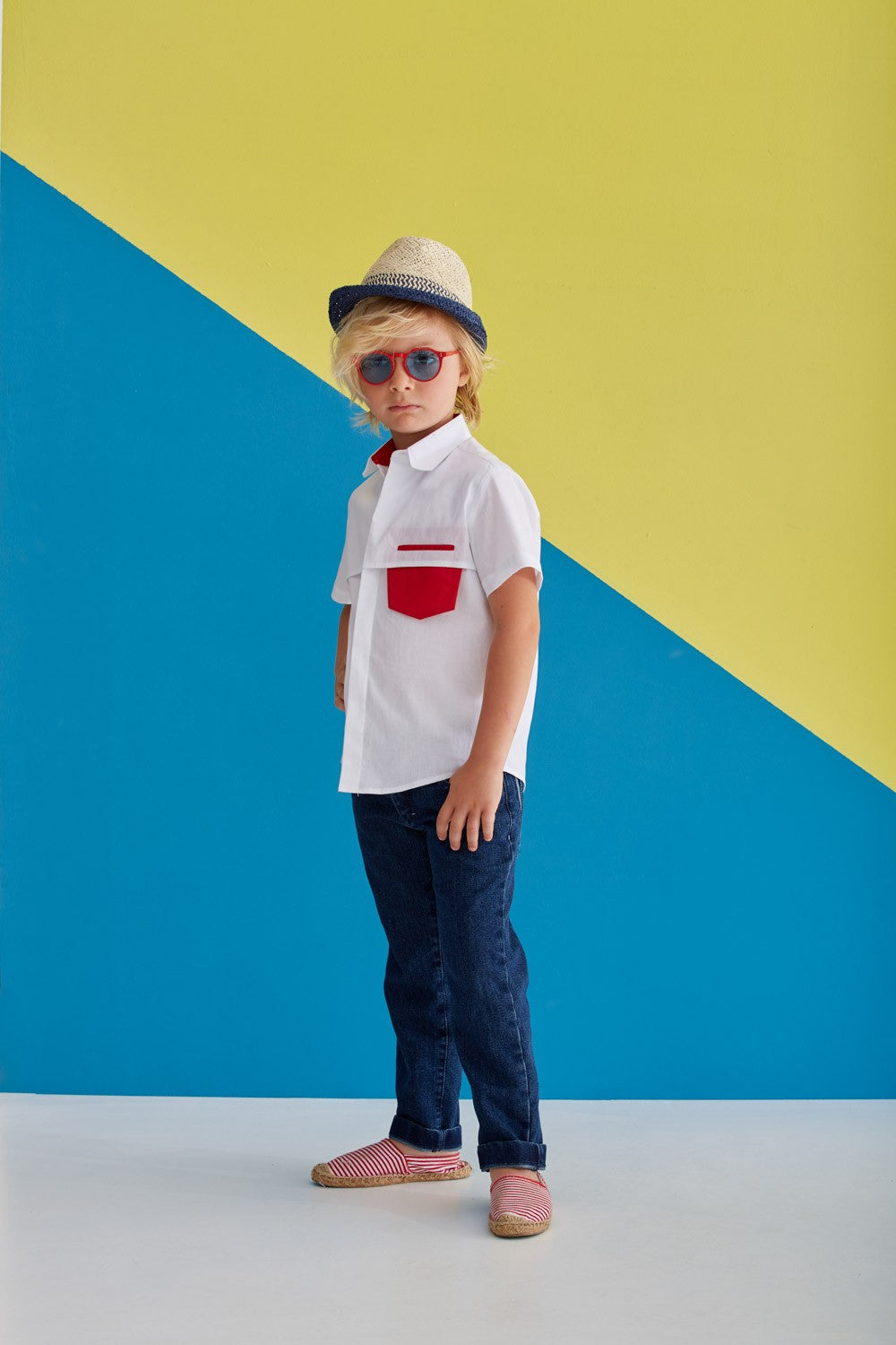 Camicia ValMax da bambino a manica corta
