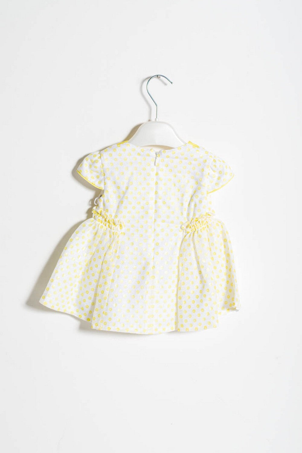 ValMax yellow polka dot dress
