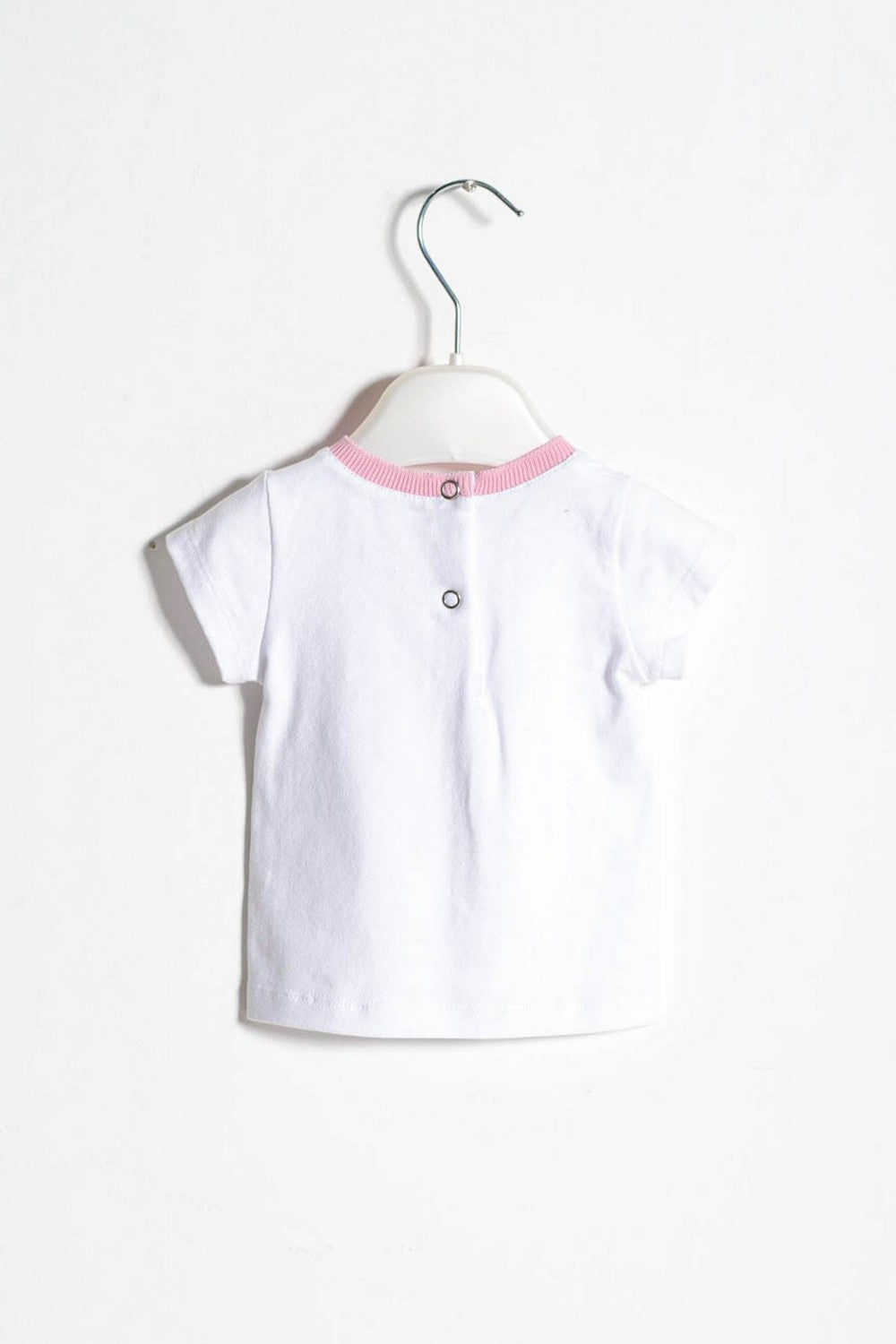 T-shirt ValMax con collarina rosa