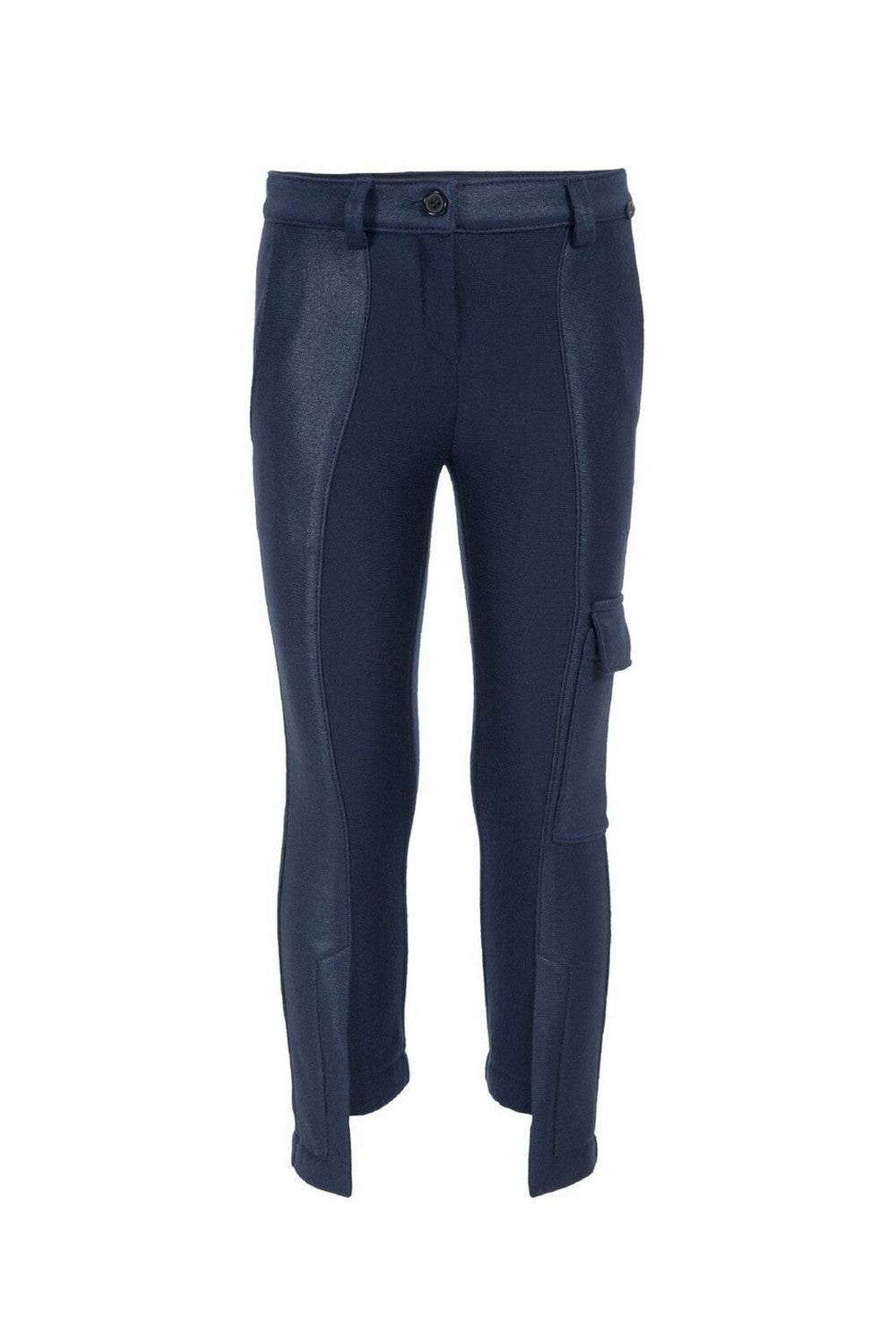 Pantaloni ValMax con dettagli in similpelle