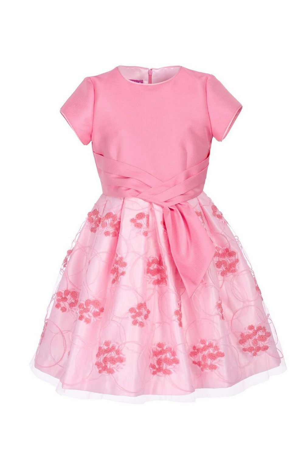 ValMax dress with floral applications