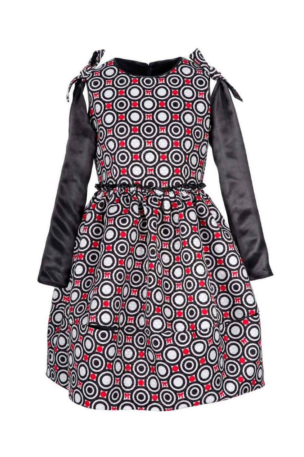ValMax patterned dress with cut-out details