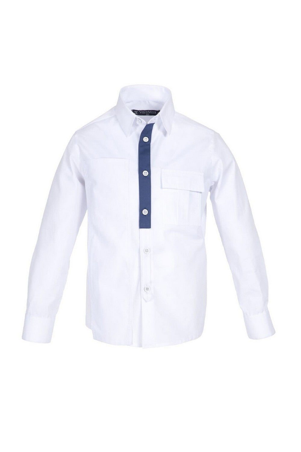 ValMax children's shirt with contrasting detail