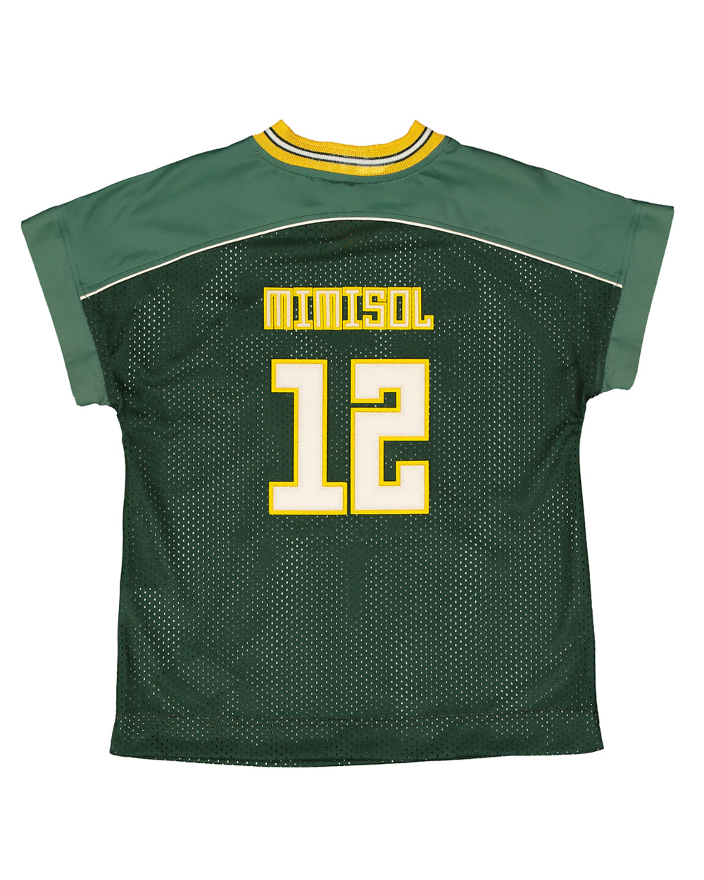 Football T-shirt with precious patch