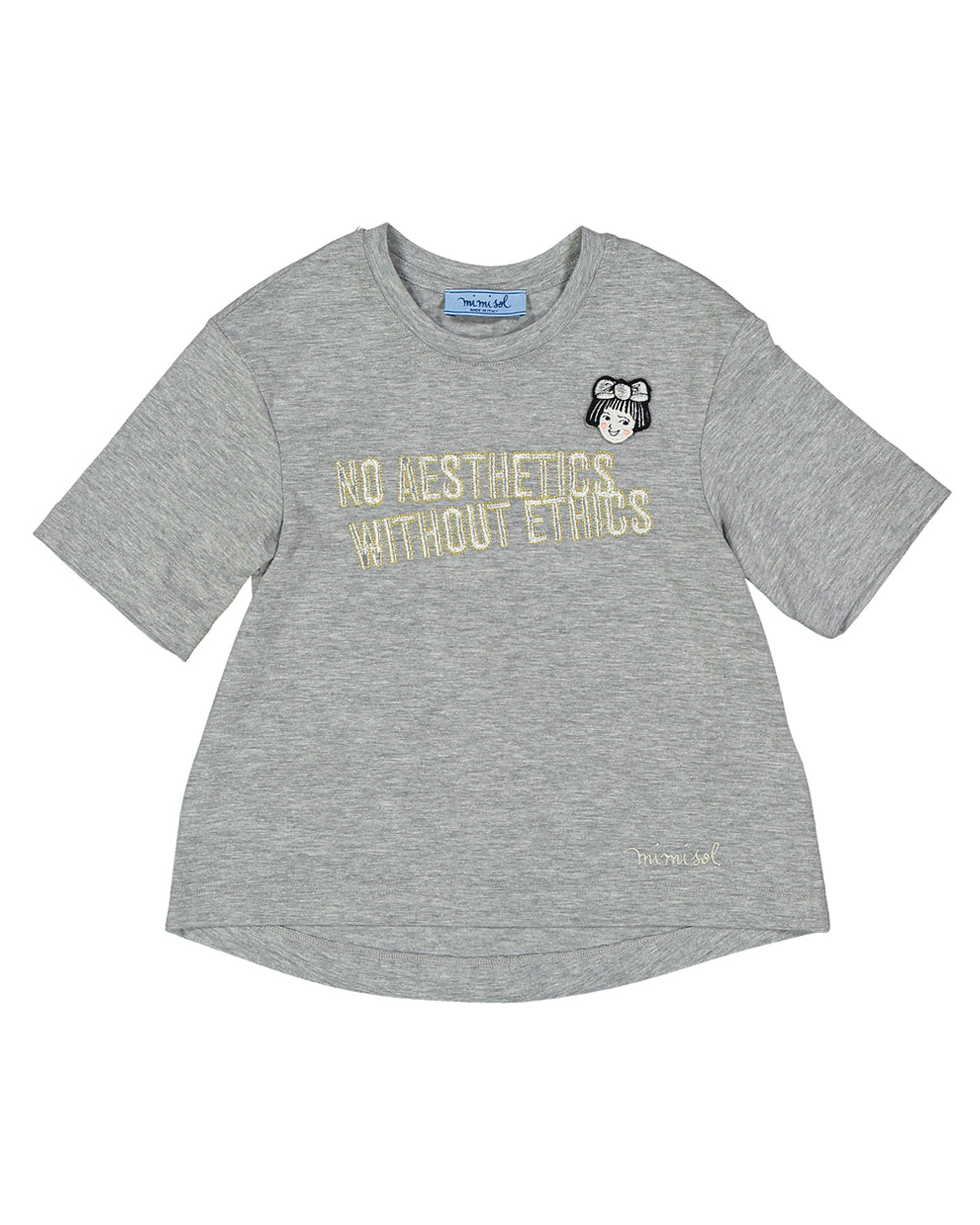 "no aesthetics without ethics" t-shirt
