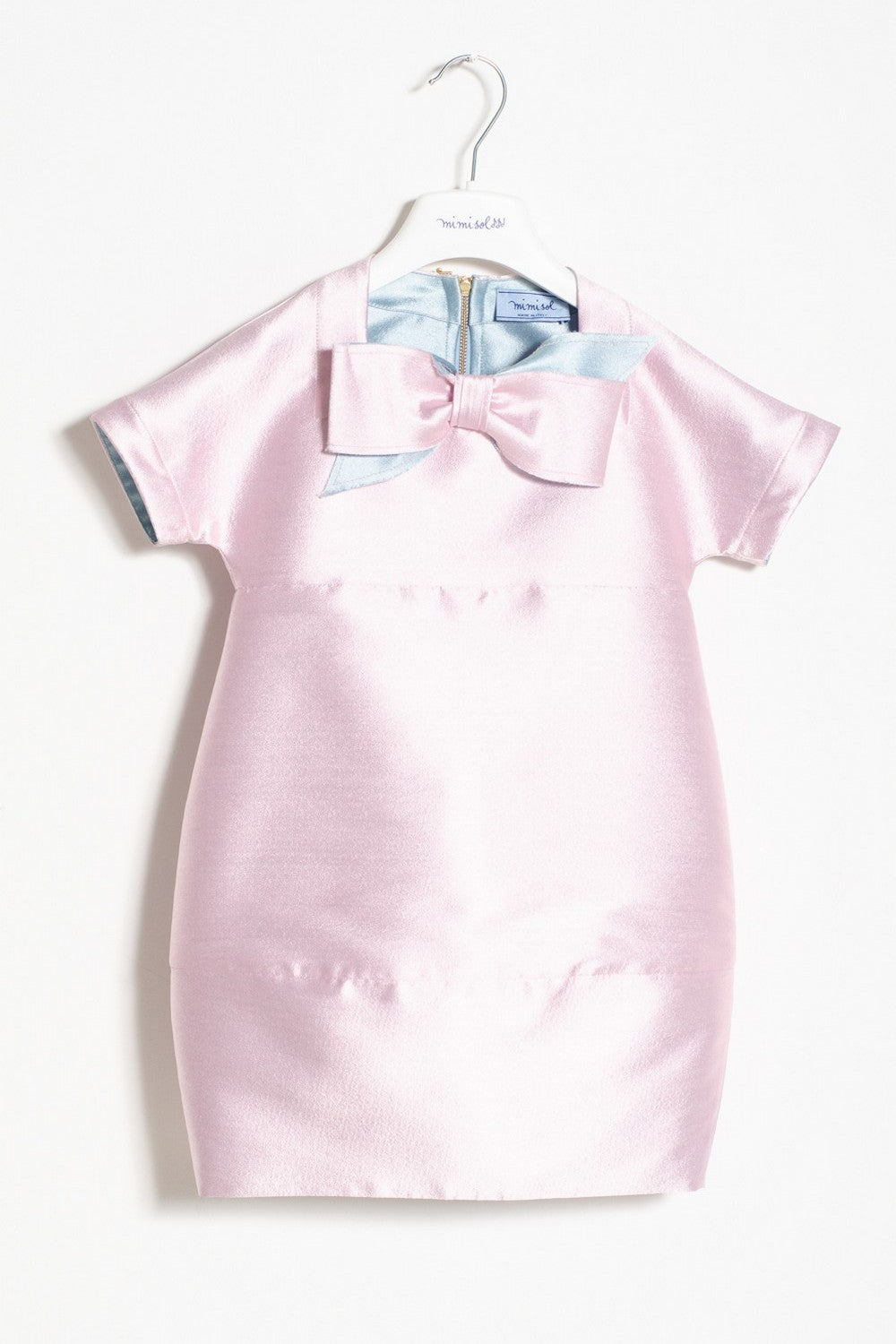 Mimisol egg-shaped satin dress