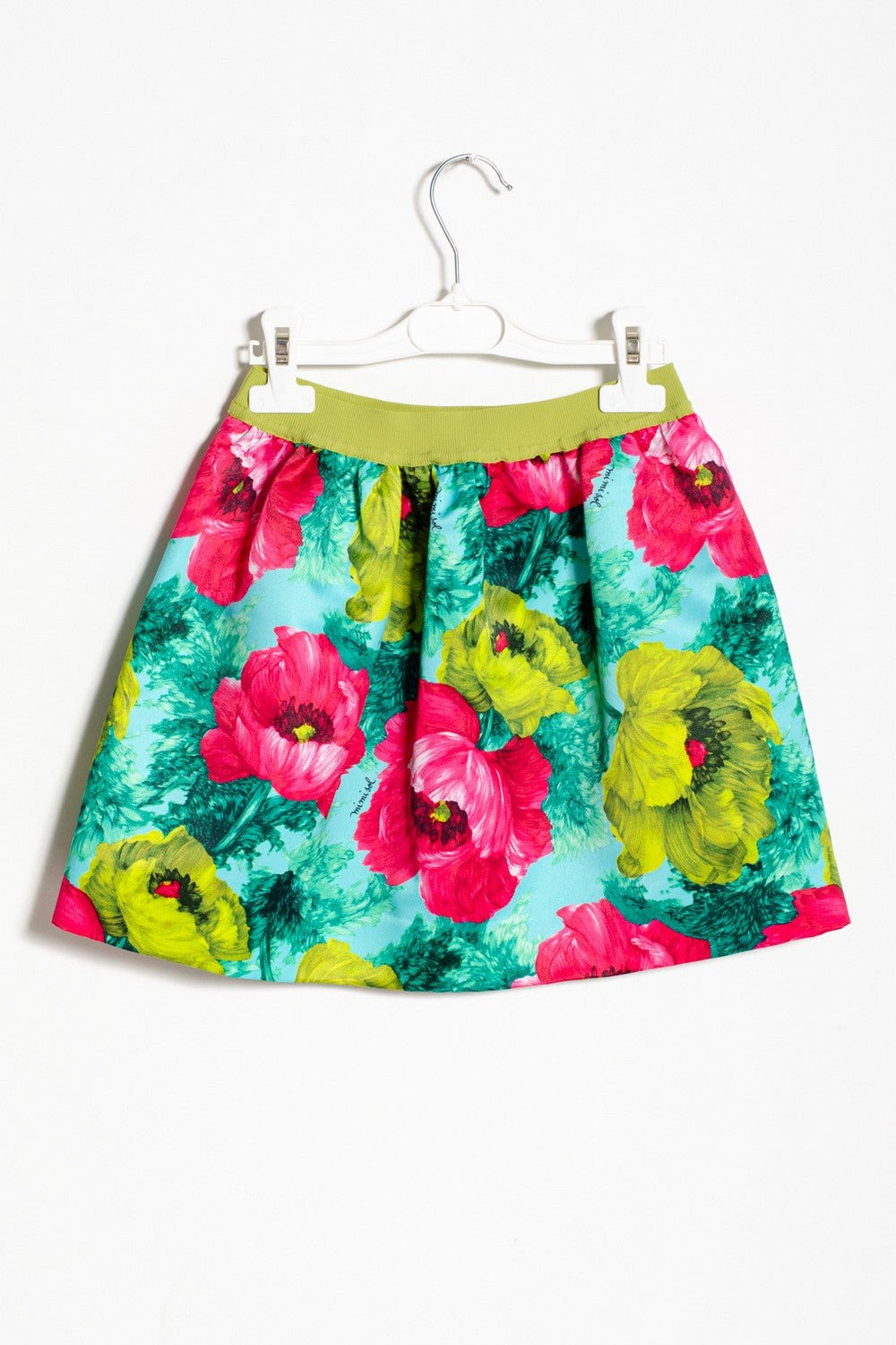 Mimisol floral satin skirt