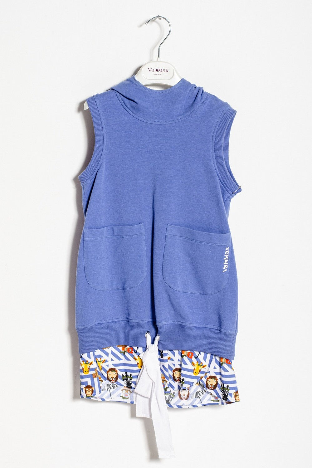 ValMax jersey dress with hood