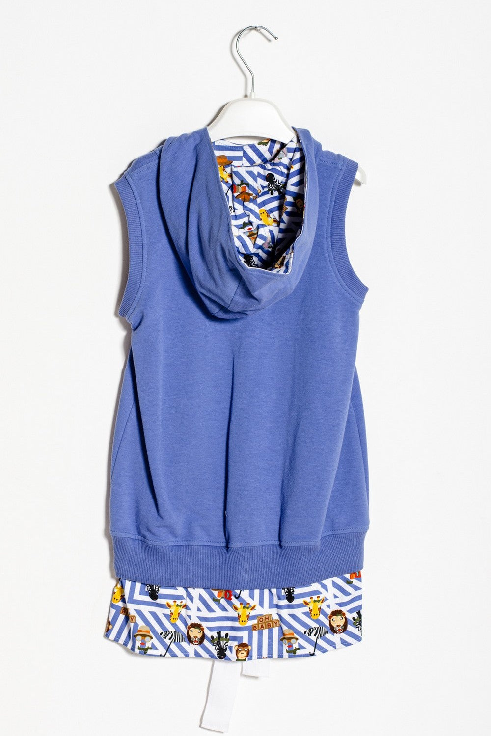 ValMax jersey dress with hood
