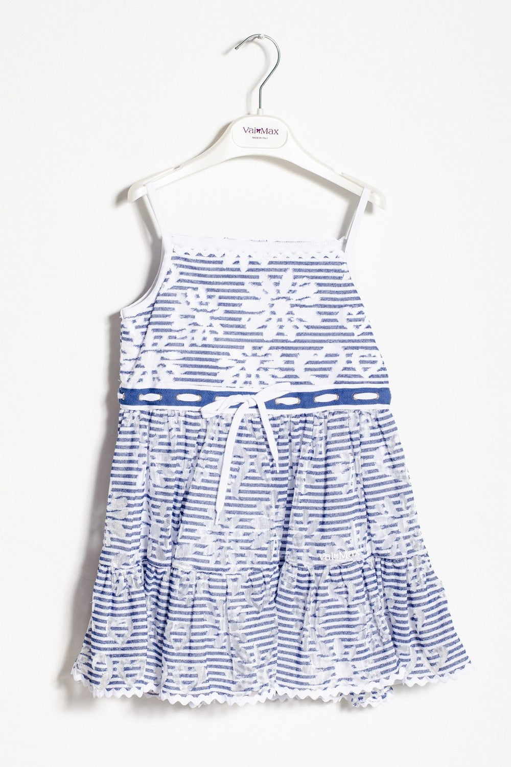 ValMax dress in striped organza