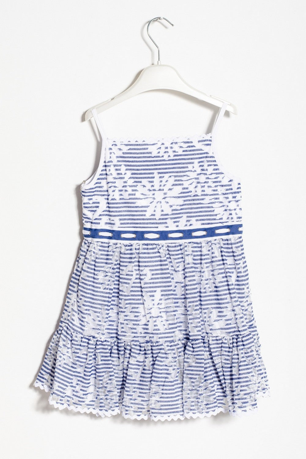 ValMax dress in striped organza