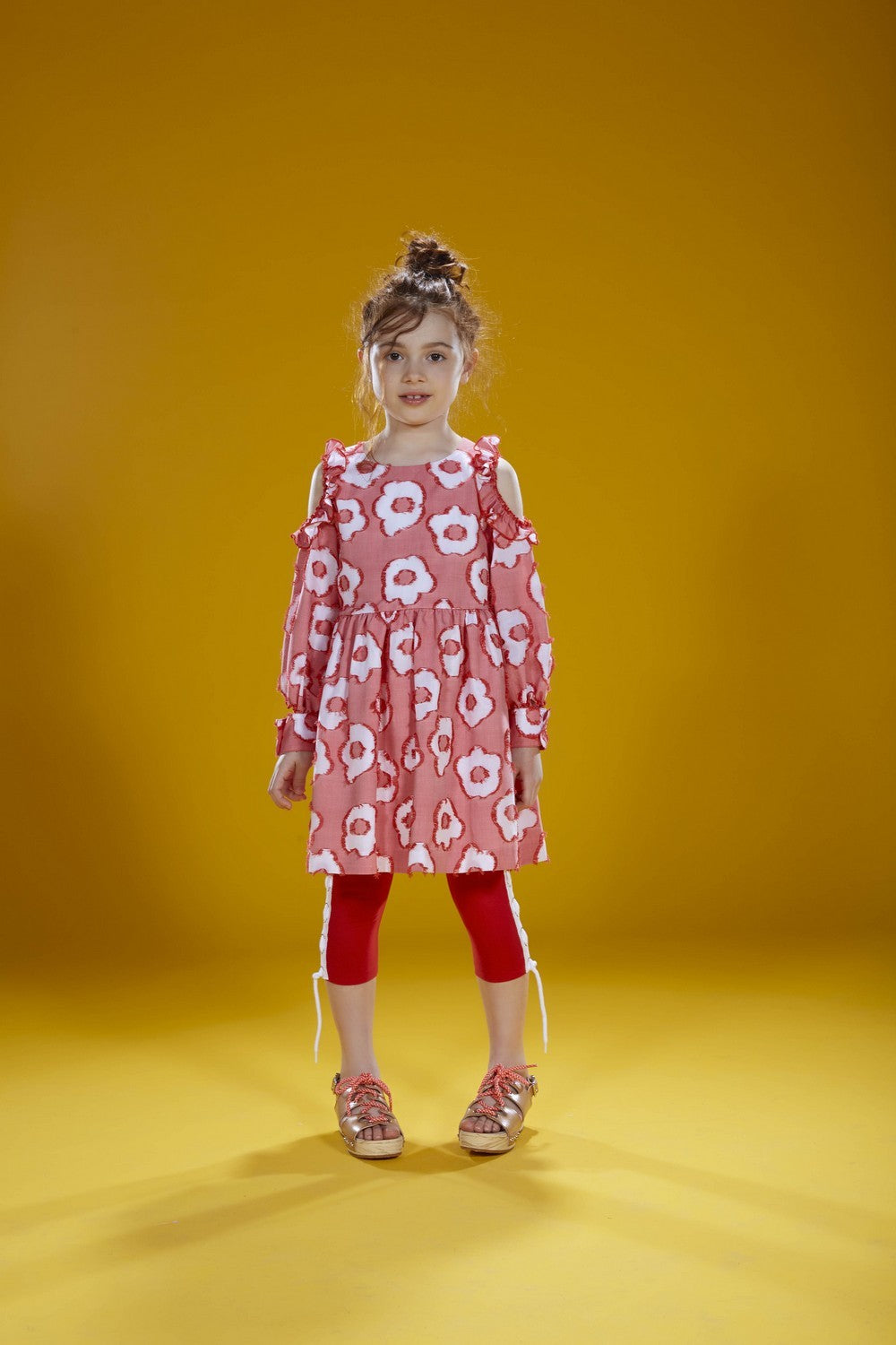 ValMax dress with fil coupé flowers