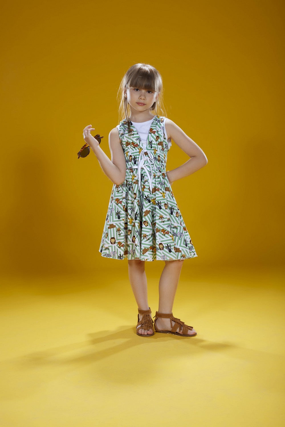 ValMax dress with animal print