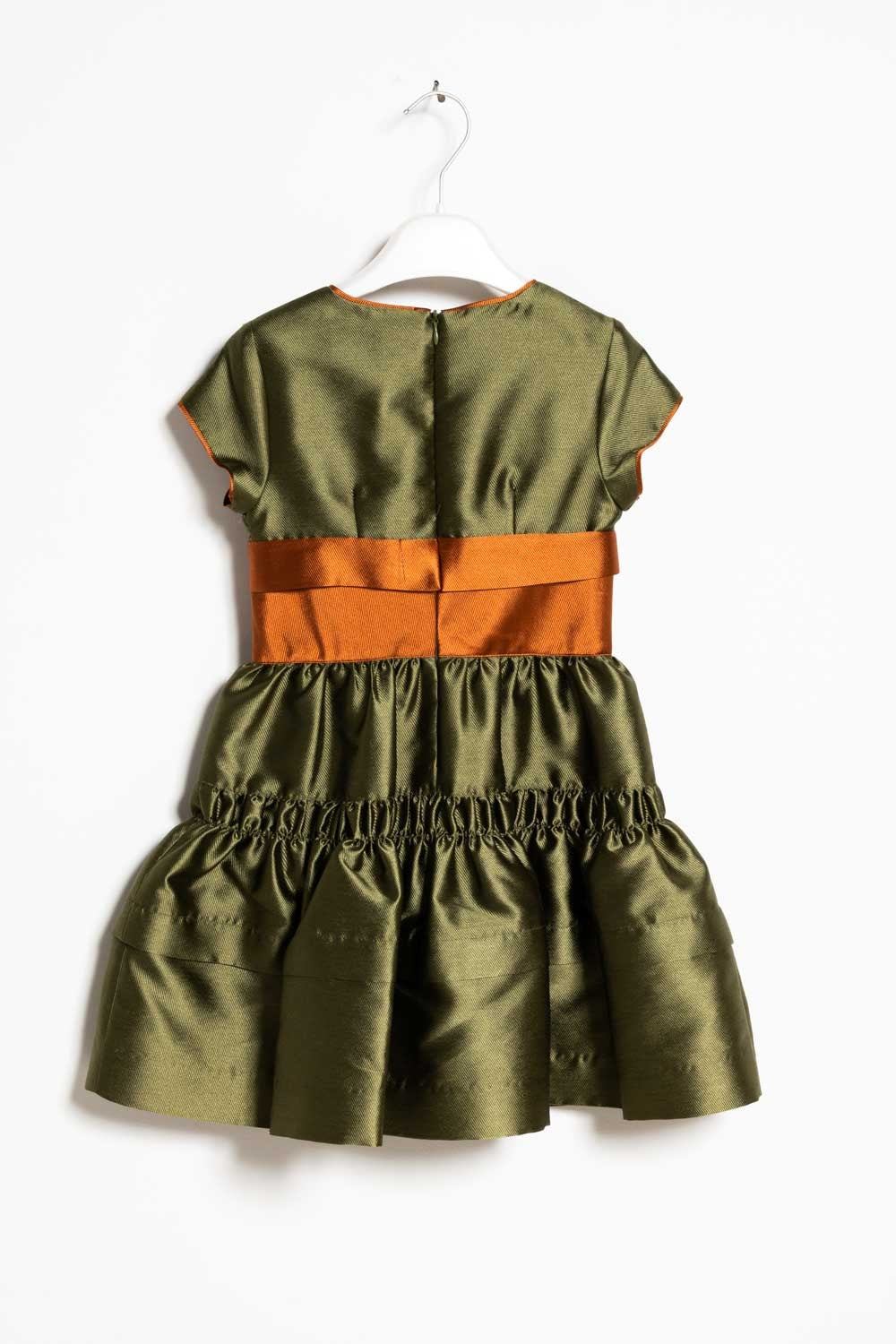 ValMax satin dress with maxi bow