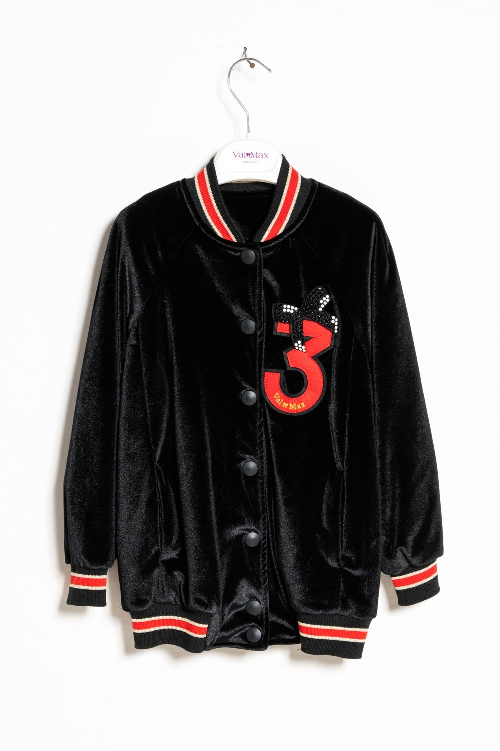 ValMax chenille jacket with patch