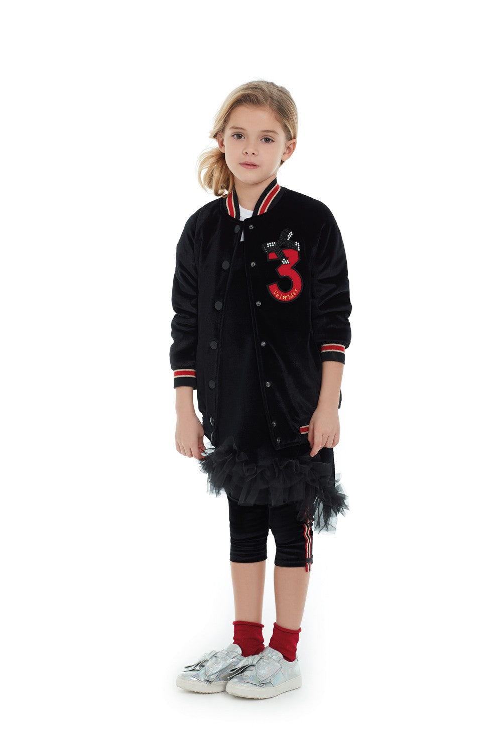 ValMax chenille jacket with patch