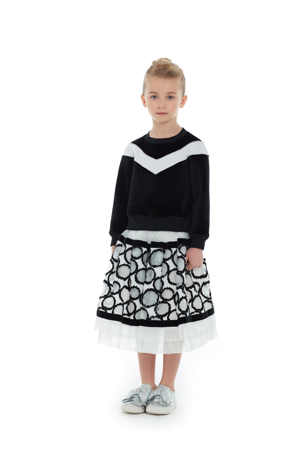 ValMax sweatshirt in chenille-effect neoprene