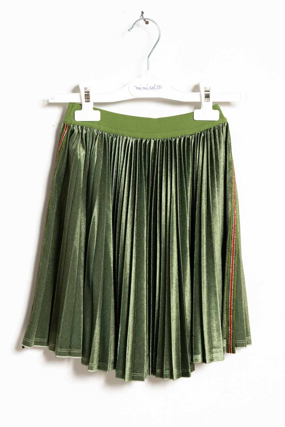 ValMax pleated chenille skirt