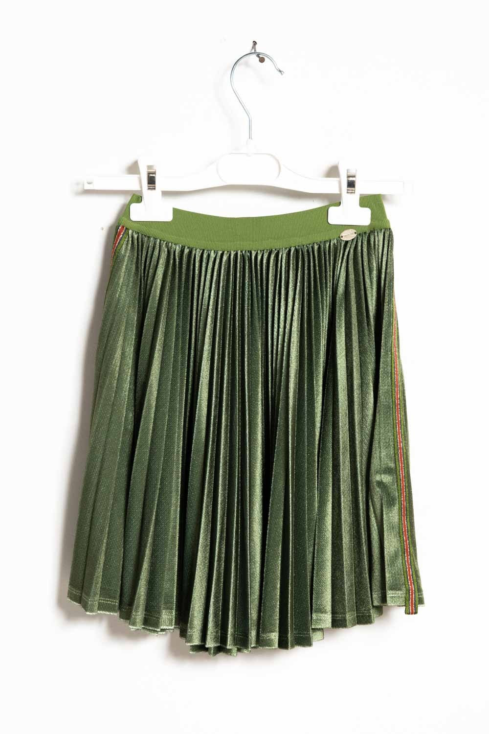 ValMax pleated chenille skirt