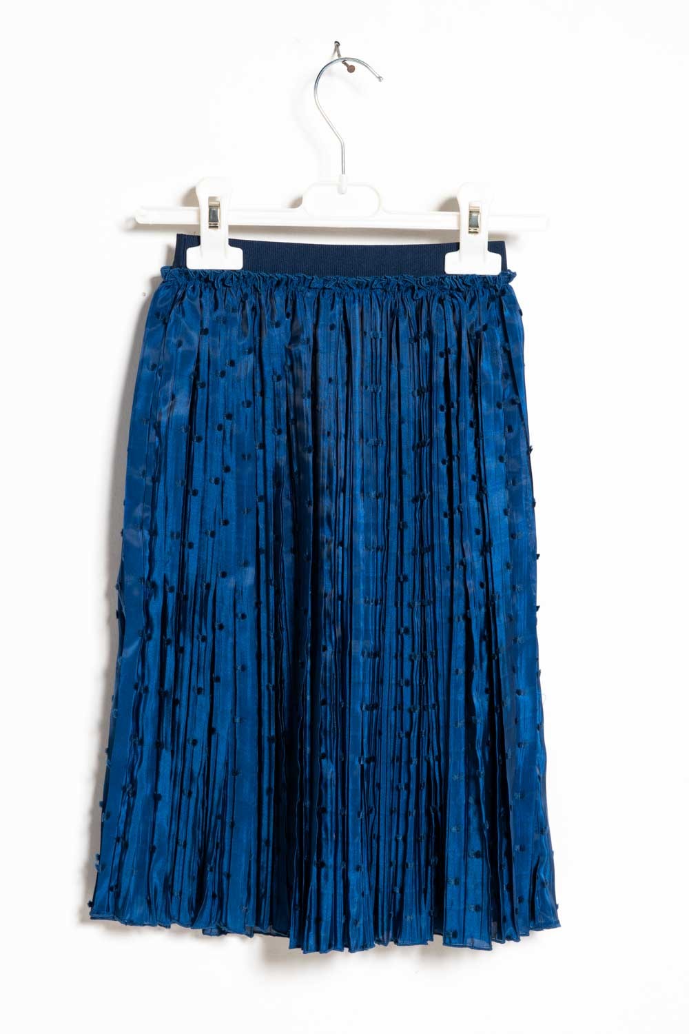 ValMax pleated polka dot skirt