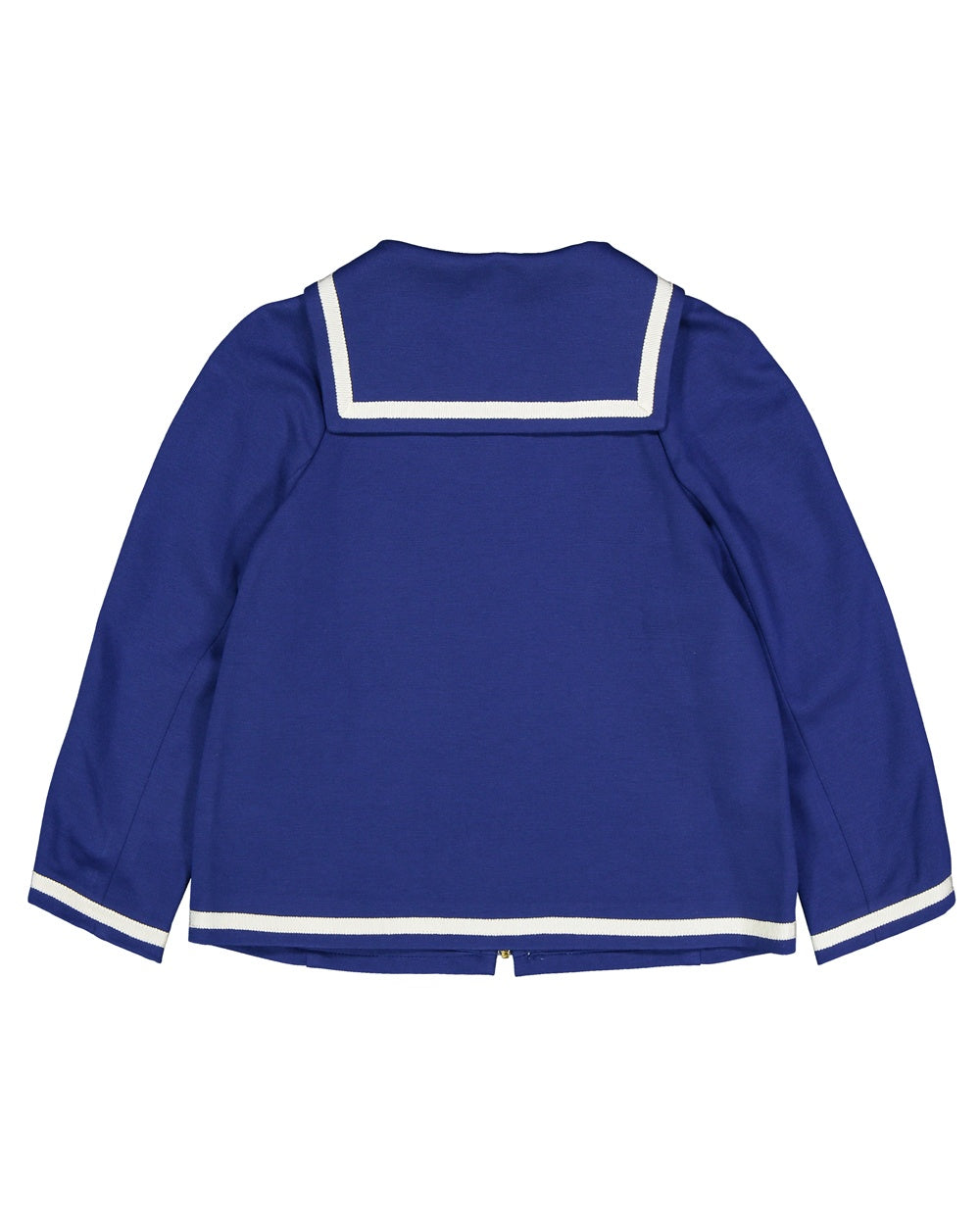 Sailor-style zip-up jacket -