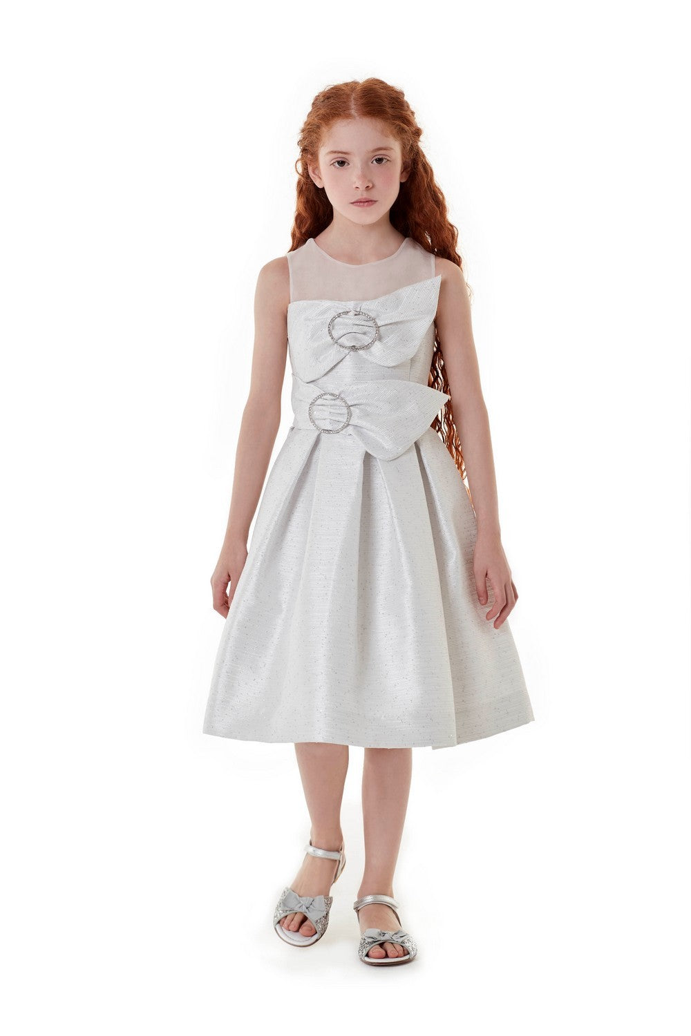 ValMax sequined dress with buckles