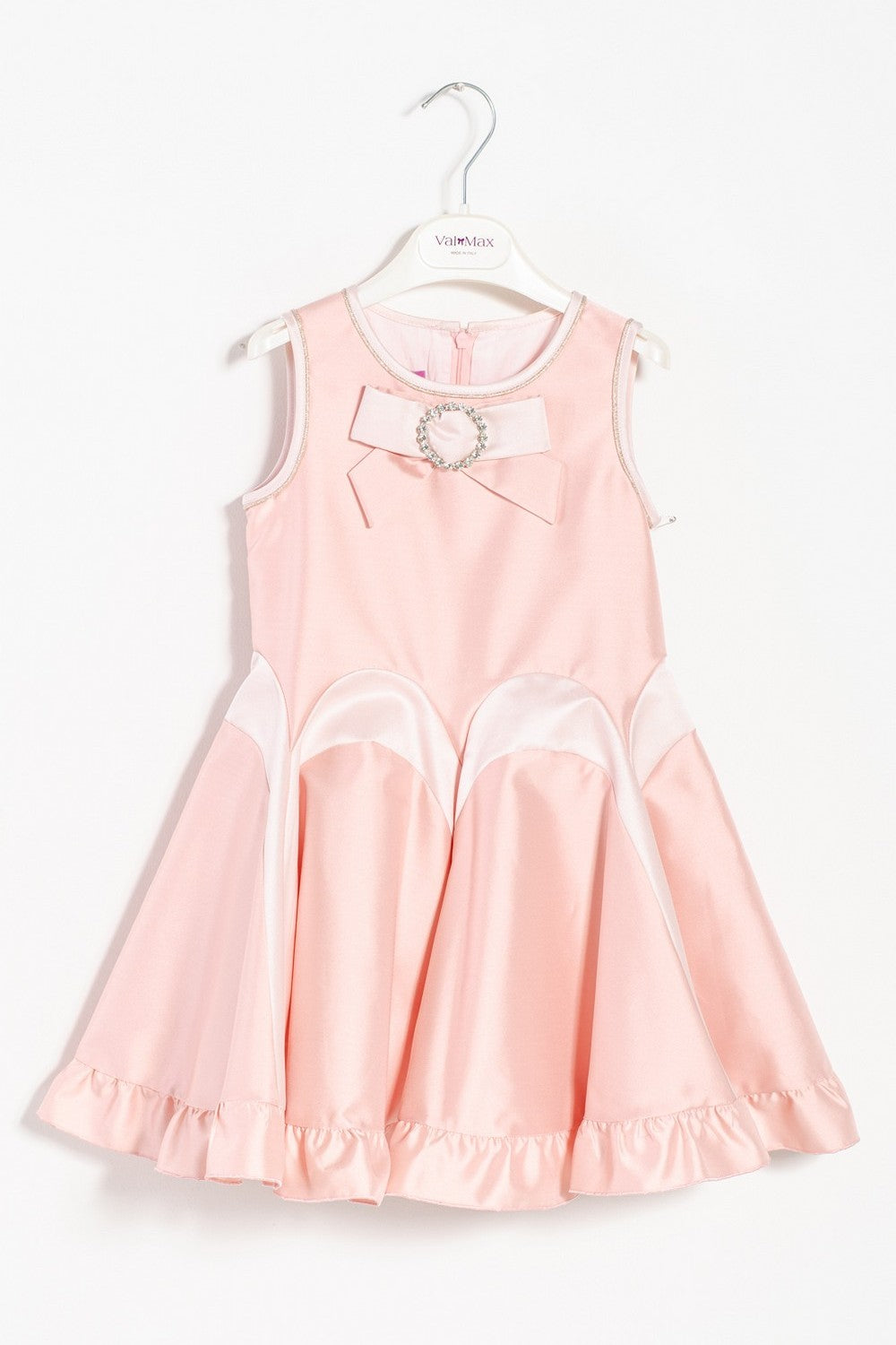 ValMax dress in pink satin